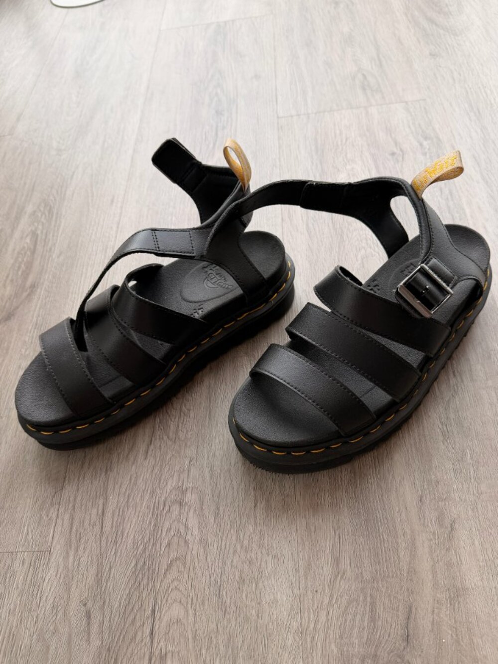 Dr. Martens Blaire Athena Leather Strap Sandals
